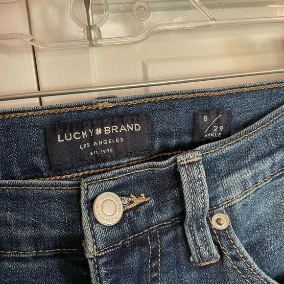 Lucky brand mid rise Ava cropped jeans size 28 - Picture 3 of 7